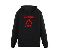 XIAOHEIYA Radio Birdman Album Black Printing Graphic Mens Sweatshirts Unisex Hooded S
