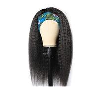 Xiaoheshop Perruque pour la Mode Perruques sans Glucides for Machine Femme Noire Made Wigs16-28 Pouces Perruques pour Femmes Perruques de Remplacement (Stretched Length : 24inches)