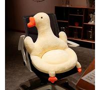 XIAOHONG Coussin de siège mignon avec dossier, coussin de chaise de jeu Kwaii en peluche animal de dessin animé confortable, coussin de sol antidérapant pour cuisine, bureau, chambre à coucher
