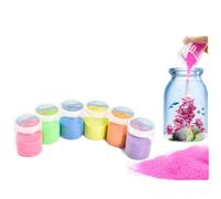 XIAOHONG Lot de 12 sables magiques, 1,8 kg - Sable de l'Atlantis, sable fantastique qui ne se mouille jamais - Sable spatial hydrophobe, jouets colorés pour enfants et adultes - 6