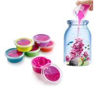 XIAOHONG Magic Sand - Lot de 6 sables hydrophobes colorés qui ne se mouillent jamais - Cadeaux parfaits pour les enfants et les adultes, anti-stress, outil d'apprentissage, cadeaux de fête