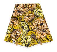 Xiaohuagua 3 Yards tissu africain polyester imprimé cire Kent motif patchwork tissu ethnique style robe de soirée créative CasualSoirée