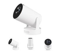 XIAOHUI Mini projecteur, projecteur intelligent portable 2025 avec WiFi et Bluetooth, 1000 lumens, écran 150", technologie LCD LED