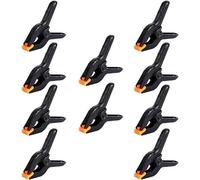 Xiaohui887 Lot de 10 grandes pinces à ressort professionnelles en plastique de 11,4 cm pour travaux manuels ou clips en plastique et clips de toile de fond pour toile de fond, photographie