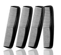 Xiaohui887 Lot de 4 peignes à cheveux pour homme à dents fines/peignes à racines
