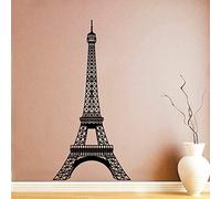 XIAOHUKK Tour Eiffel Vinyle Autocollant France Design D'intérieur Paris Décoration Tour Eiffel Sticker Mural Salon Décoration
