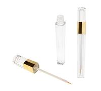 Xiaojikuaipao Lot de 2 tubes de mascara pour cils vides de 5 ml | Récipient eye-liner DIY, tube brillant à lèvres, bouteille de mascara | Voyage et réutilisable | Groupe cible : amateurs de maquillage