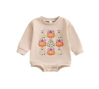 Xiaojiu Adorable Citrouille D'halloween, Pyjama Chauve Souris 6 Ans Deguisement Paques Bebe Lapin Perruque Enfant Fille Tenue Anniversaire Fille 1 An Tenue Noel Ensemble Nourrisson 6-12 mois