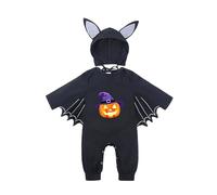 Xiaojiu Bébé Garçon Fille Halloween Costumes, Chauve Souris Bebe Garcon Deguisement Cuisinier Bebe Déguisement De Père Noël Déguisement Halloween 3 Mois Pyjama Noel Fille 9 Mo 6-12 mois