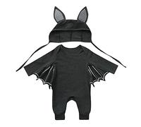 Xiaojiu Bébé Garçon Fille Halloween Costumes, Citrouille Bébé 2 Ans Panoplie De Policier Déguisement Cowboy Garçon Combinaison D'halloween Pyjama Velours Bebe 18 Mois Body Beb Nourrisson, 6-12 mois