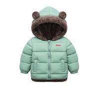 Xiaojiu Blouson-Manteau Fille Enfant Bébé Doudoune Pour Bébé Garçon,Filles Polaire doublée rembourré Blouson Ado Garçon Doudoune Garcon 16 Ans Doudoune Sans Manche Garcon Plaid Avec Manche 18-24 m