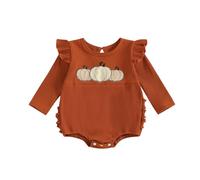 Xiaojiu Citrouille Halloween Déguisement, Citrouille Fille Bebe Déguisement Halloween Fille 5 6 Ans Costume Enfant 3 Ans Dessin De Mode Pyjama Bebe Garcon 1 Mois Hiver Py Nourrisson 6-12 mois
