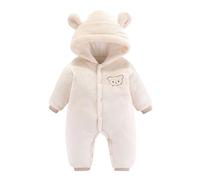 Xiaojiu Combinaison Manteau Blouson Bébé Hiver, Pyjama Combi Body Manche Longue Garçon, Vêtements Fille 5 Ans, Velours Tenue Noël 0-3 Mois