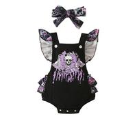 Xiaojiu Costume De Bébé Tenue De Vampire, Citrouille Enfant Animaux Cadeau Garcon 6 Ans Panoplie Policier Combinaison D'halloween Pyjama Princesse Bebe Ensemble Noel Fille Nourrisson, 0-3 mois