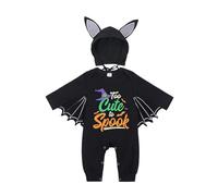 Xiaojiu Costume De Bébé Tenue De Vampire, Citrouille Polaire Deguisement Fee Fille Costume Bebe 2 Ans Chapeau Garçon Pyjama Bebe Garcon Naissance Hiver Clavier Ergonomique Tout-petit 18-24 mois