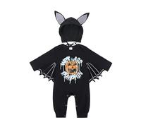 Xiaojiu Costume De Bébé Tenue De Vampire, Citrouille Polaire Deguisement Fee Fille Costume Bebe 2 Ans Chapeau Garçon Pyjama Bebe Garcon Naissance Hiver Clavier Ergonomique Tout-petit 12-18 mois