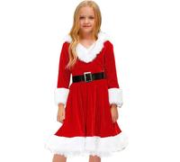 Xiaojiu Costume Grinch Robe De Noel Deguisement Pere Noel Bebe Fille Deguisement Sorciere 4 Ans,Costum Cosplay Robe Mere Fille Deguisement Drole Jupe De Plage Fille Robe Bapteme Fille Tenue Bebe G