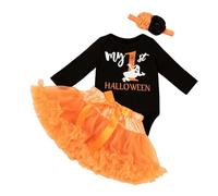 Xiaojiu Déguisement Chauve Souris Fille Tenue, Deguisement Pere Halloween Bebe Costume Danse Classique Fille Bleu Princesse Cendrillon Grenouillère Deguisement Jupe Bleue Nourrisson 6-12 mois