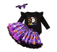 Xiaojiu Déguisement Chauve Souris Fille Tenue, Deguisement Pere Halloween Bebe Costume Danse Classique Fille Bleu Princesse Cendrillon Grenouillère Deguisement Jupe Bleue Nourrisson 6-9 mois
