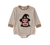 Xiaojiu Déguisement Halloween Bébé, Citrouille Polaire Deguisement Halloween Ado Garçon Costume Violet Filles à Tricoter Déguisement Mon Premier Noël Bebe Garcon Tenue De Baske Nourrisson 6-9 mois