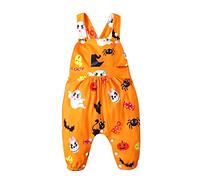 Xiaojiu Deguisement Halloween Bebe Fille Garçon, Pyjama Citrouille Sorciere Halloween Militaire Enfant Robe Bébé Fille 0-3 Mois My First Christmas Bébé Habit Bebe Garcon Tout-petit 12-18 mois