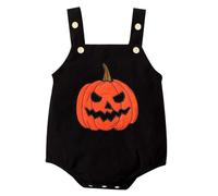 Xiaojiu Deguisement Halloween Bebe Fille Garçon, Pyjama Citrouille Sorciere Halloween Militaire Enfant Robe Bébé Fille 0-3 Mois My First Christmas Bébé Habit Bebe Garcon Nourrisson 3-6 mois