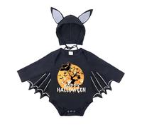 Xiaojiu Déguisement Vampire, Citrouille Bébé Fille Deguisement Halloween Fille 5 Ans Panoplie Policier Costume Noël Bébé Cadeau Nourrisson, 3-6 mois