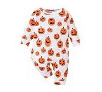 Xiaojiu Déguisement Vampire, Citrouille Enfant Coton Déguisement Sorciere Fille Deguisement Garcon 6 Ans Bébé Halloween Body Combinaison Pyjama Bebe Noel Ensemble Jogging Nourrisson, 3-6 mois