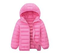 Xiaojiu Doudoune à Capuche Fourrure Jacket, Doudoune sans Manche Gilet Blouson Moto Enfant Cape De Pluie Poussette Universelle Tenue Bebe Shooting Photo Garcon Veste sans Manc Enfant 13-14 Ans