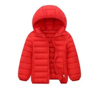 Xiaojiu Doudoune à Capuche Fourrure Jacket, Doudoune sans Manche Gilet Blouson Moto Enfant Cape De Pluie Poussette Universelle Tenue Bebe Shooting Photo Garcon Veste sans Manc Enfant 7-8 Ans