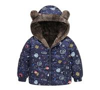 Xiaojiu Doudoune Manteaux à Capuche Garçon, Doudoune Teddy Pull Famille Noel Halloween Enfant Combinaison Hiver Gilet+ Chauffant Vêtements Fille 12 Ans Noel Enfant 3-4 Ans