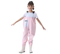 Xiaojiu Enfant Bébé Garçon Combinaisons et Salopettes Imperméables pour Lemaison Enfants Activités Extérieures Saisons Printemps Été sans Duplication(Rose, 4-5 Ans)