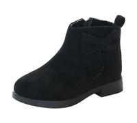 Xiaojiu Enfant Chaussures pour Filles Indispensables pour La Vie Confort Quotidien Design Élégant Et Semelle Adhérente Aventurières Noir 33