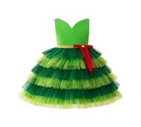Xiaojiu Enfant Deguisement Noël, Tenue Anniversaire Fille 1 an Robe Princesse Bebe Rouge Robe Anniversaire 11 Ans Pyjama Squelette Enfant Jupe Rose Tutu Danse Classique FI Tout-Petit 2-3 Ans