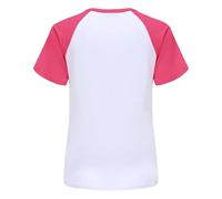 Xiaojiu Enfant Hauts À Manches Courtes pour Filles - T-Shirts Graphiques Décontractés pour Enfants - Confort Quotidien Et Douceur Estivale sans Compartimentage (Rose, 10-11 Ans)
