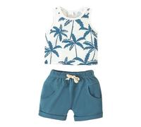 Xiaojiu Ensemble Bebe Garçon Cadeau 18 Ans Garcon,Ensemble Bébé Garçon 0-3 Mois Ensemble Bebe Blanc Vêtements Enfants Garçons Costume Carnaval Bebe 1 An Tenue Bebe Garcon Bapteme Pyjama Gr 6-12 mo