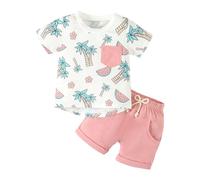 Xiaojiu Ensemble Bebe Garçon Vêtements Bébé Garçon 0-3 Mois,Ensemble Garçon Bébé Bebe Naissance Garcon Ensemble Vetement Bebe Garçon Costume Bebe Garcon 3 Mois Tenue De Plage Lot Pyjama Be 12-18 m