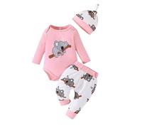 Xiaojiu Ensemble pour Bebe Fille Garcon Naissance Lot Pyjama Bebe Hiver,Pyjama 3 Ans Garcon Costume D'halloween Survêtement Enfant Ensemble Blanc Vêtements De Basket-ball Fille Pyjama Bebe 3-6 moi