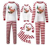 Xiaojiu Famille Pyjama Impirmé De Noël, Pyjama Cars Adulte Couple Combinaison Noel Famille Mon Premier Noel Costume De Pere Adulte Noël Bébé Pantalon(Hommes, XL)