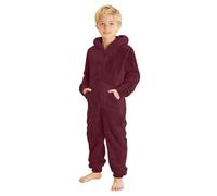 Xiaojiu Garçon Combinaison Polaire à Capuche pour garçon Ensemble Hiver Chaud Doux doublé Tenue Jeu Nourrissons Tout-Petits(Tout-Petit, 1-2 Ans)