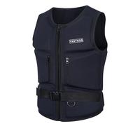 Xiaojiu Gilet De Natation Gilet de Sauvetage Grande flottabilité pour la pêche en mer, Veste Surf en Tissu, Sauvetage Portable (avec Poche zippée) Mail M