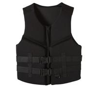 Xiaojiu Gilet De Sauvetage pour Adultes T Short Manches Longues À Haute Flottabilité Gilet De Sauvetage Anti-Collision pour Bateau À Moteur S XL