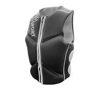 Xiaojiu Gilet De Sauvetage pour Adultes T Short Manches Longues À Haute Flottabilité Gilet De Sauvetage Anti-Collision pour Bateau À Moteur S 3XL