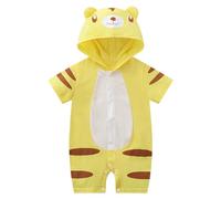 Xiaojiu Girls Romper& Jumpsuit - Combinaison D'Été À Manches Courtes pour Bébés Filles Et Garçons - Vetements D'Extérieur Nourrisson 6-9 Mois