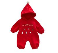 Xiaojiu Habit Noel Bebe Tenue De Noel Bebe Fille,Deguisement Renne Barboteuse Jumpsuit Ensemble Outfit Vêtements Pyjama Pour Bébé De Noël Costume Drole Lot Body Bebe Pyjama Bebe Fille 0-3 Mois Vel