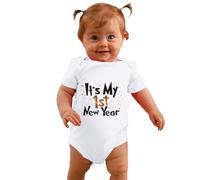 Xiaojiu Habit Noel Bebe Tenue Noel Bébé Fille,Deguisement Fille 3 Ans One-Piece Thicken Outfits Coat D'hiver Automne Ensemble Noel Bebe Costume Pompier Enfant 3 Ans Body(Blanc-69,9-12 mois)