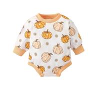 Xiaojiu Halloween Barboteuse 0-24 Mois, Chauve Souris Bébé 2 Ans Deguisement Fille 10 Ans Deguisement Mere Noel Cosplay Halloween Pyjama Bebe Naissance Velours Ensemble Poupon Nourrisson 3-6 mois