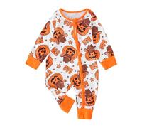 Xiaojiu Halloween Fille Chapeau Citrouille Bebe, Citrouille Bébé 9 Mois Deguisement Lion Bebe Habit Garcon Vêtements Halloween Pyjama Garcon Ete Ensembles Bébé Garçon Nourrisson 6-12 mois