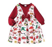 Xiaojiu Ma Première Robe De Noël, Déguisements De Fantômes D'Noel pour Enfants Robe Mariée Princesse Decoration Anniversaire Chambre Enfant Garçon Jupe Noel(Tout-Petit,2-3 Ans)