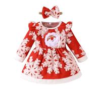 Xiaojiu Ma Première Robe De Noël, Vetement Bébé Fille 3 Mois Robe De Princesse Bebe Fille 18 Mois Ensemble 8 Ans Anniversaire Survêtement Enfant Garcon 12 Ans Jupe E(Tout-Petit,18-24 Mois)